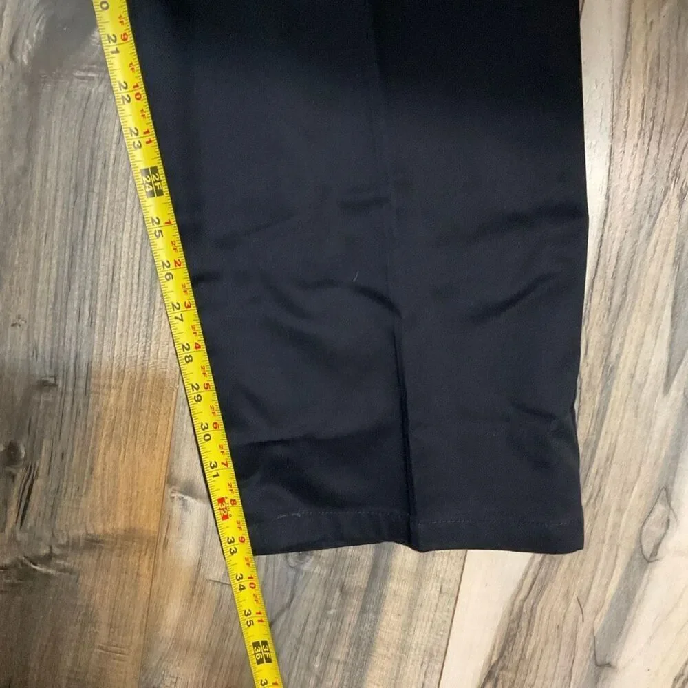 NWT Dockers Relaxed Fit pleated Navy Blue khaki pants size 40x34